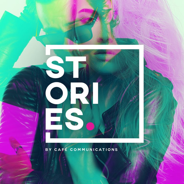 Stories logó terv